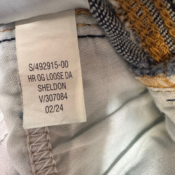 Old Navy High-Rise O.G. Loose Straight Jeans WMNS 18 Tall Blue S/492915-00 Denim - Picture 5 of 12